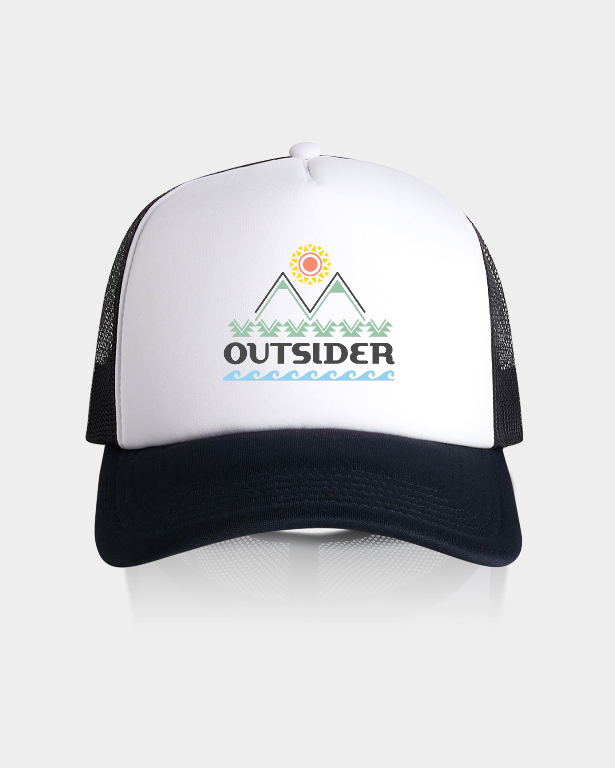 White / Navy
