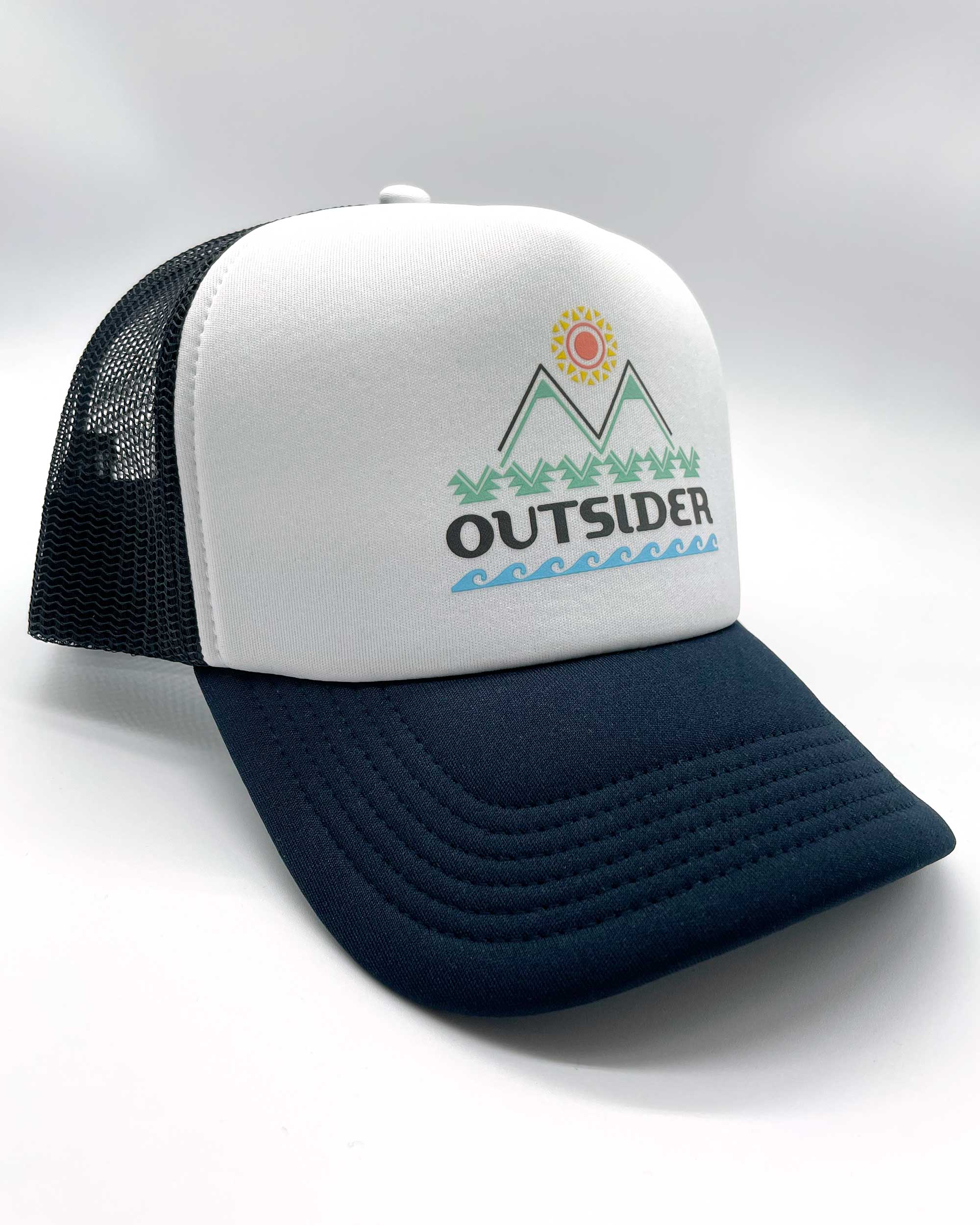 White / Navy