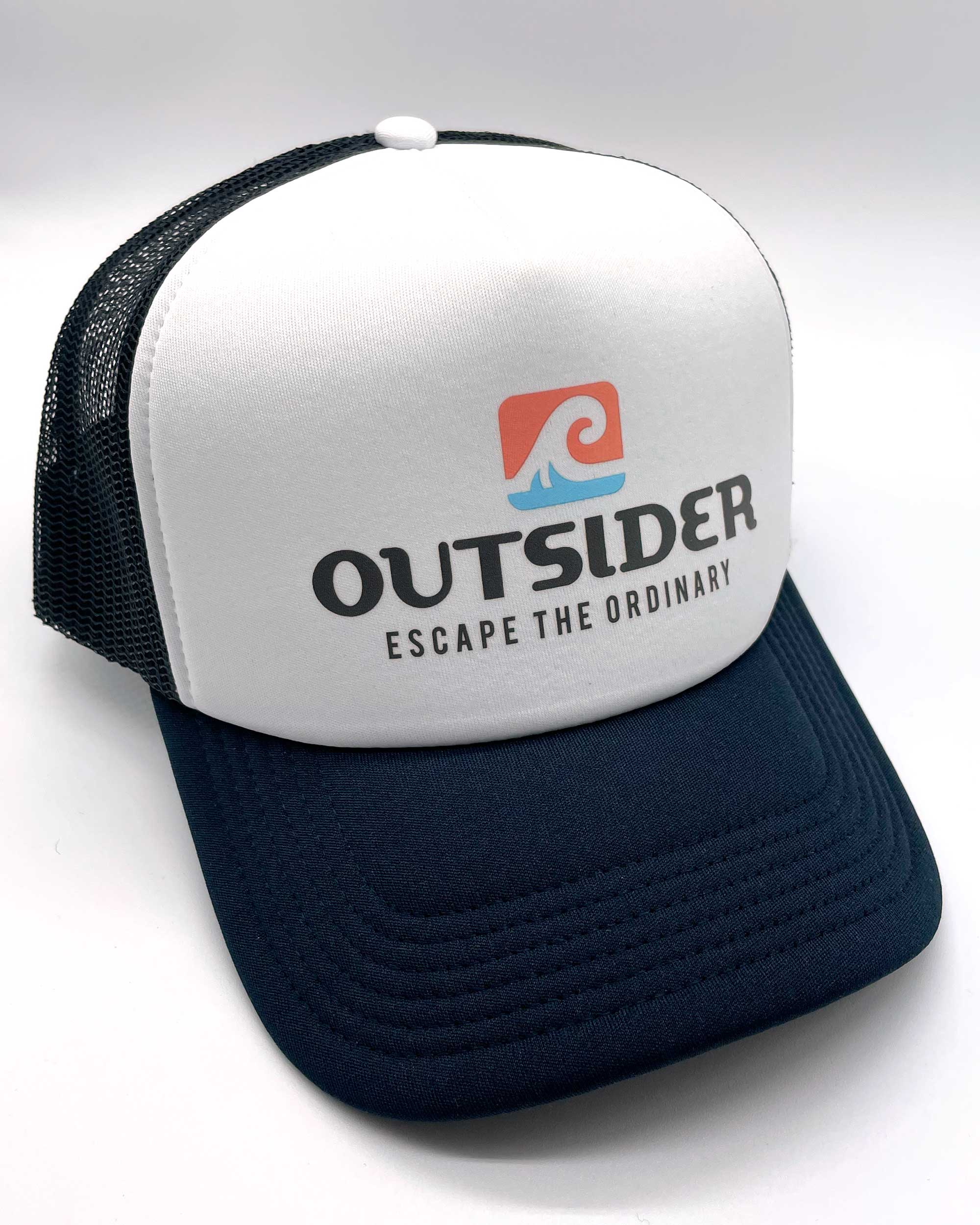White / Navy