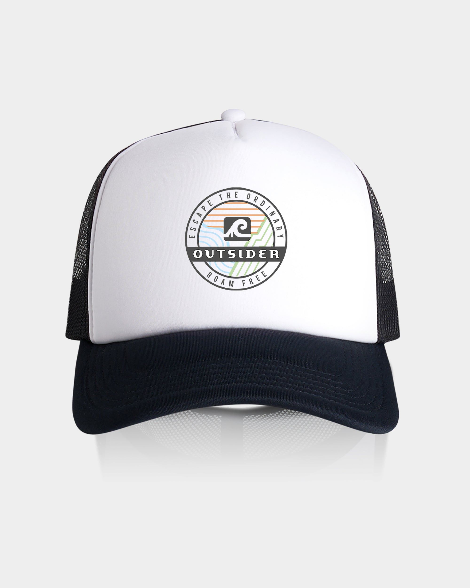White / Navy